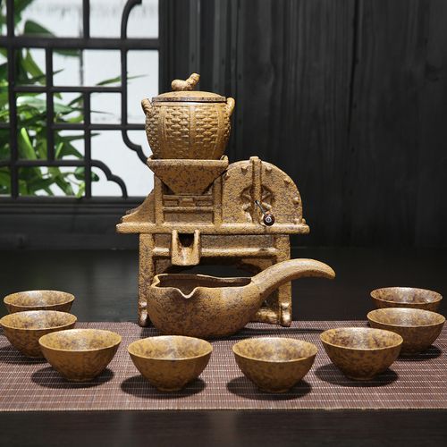 紫砂陶瓷自动功夫茶具整套创意高档礼品